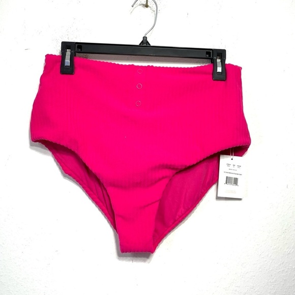 Andie Swim The Snap Bikini Bottom Black Size M NWT - Picture 2 of 8